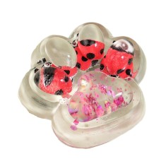 Jucarie Antistres Squishy, Model 7 Insecte Transparent