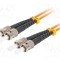 Patch cord fibră optică LANBERG OM2 ST/UPC 15m LSZH portocaliu duplex multimod