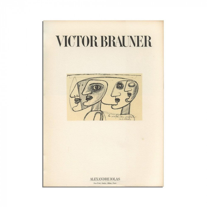 Victor Brauner - Ses Frontieres Noires, 1970, catalog rar