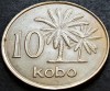 Moneda exotica 10 KOBO - NIGERIA, anul 1973 *cod 2742 = UNC, Africa