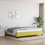 VidaXL Cadru de pat fără saltea, verde, 200x200 cm, textil