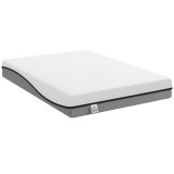 HOMCOM Saltea 140x200cm H3 mediu-firmă 20 cm &Icirc;nălțime Ergonomică, Respirantă din spumă memory cu gel, OEKO-TEX &amp; CertiPUR | Aosom Romania