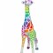 Melissa&amp;Doug - Girafa gigant din plus Rainbow