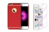 Pachet husa Apple iPhone 6/6S, MyStyle Elegance Luxury 3in1 Red, folie de sticla gratis