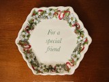 FARFURIOARA ENGLEZEASCA- MARCAJ SPODE - 2007- &quot;HOLIDAYS&quot; SPECIAL FRIEND D13CM