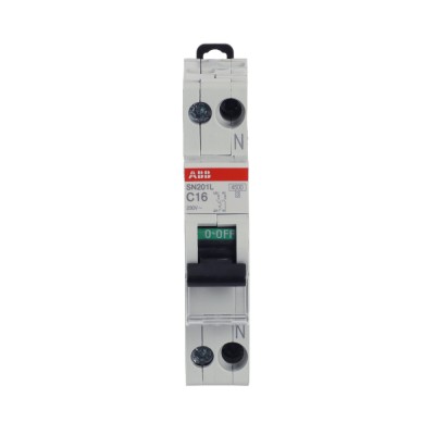 Siguranta automata 16A 1P+N C 4,5ka ABB SN201L 2CSS245101R0164 foto