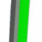 Corp de iluminat cu tub fluorescent, 34 cm, 220V, 8W, lumina verde - 116531