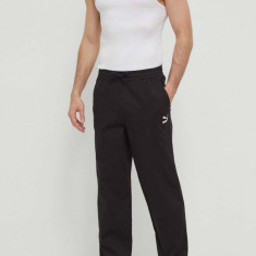 Puma pantaloni BETTER CLASSICS bărbați, culoarea negru, 624259