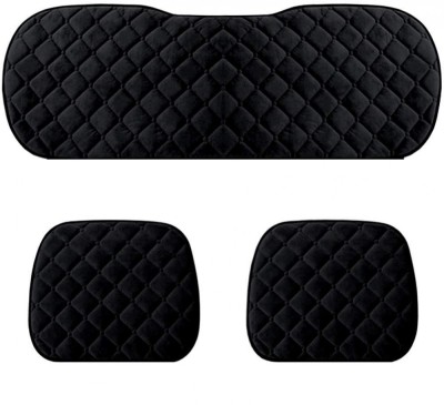 Set huse scaun pentru sezut fata + spate NEGRE foto