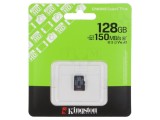 Card Memorie microSDXC Kingston 128GB 150MB/s Class 10 UHS-I U1 SDCS3/128GBSP