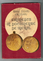 Eminescu in documente si medalii, Maria si Ion Dogaru, 1991 foto
