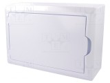 Carcasă albă pentru aparatură modulară IP40 12 module 400V