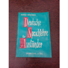 Deutsche Sprachlehre f&uuml;r Ausl&auml;nder/ Studii de limba germana pentru straini