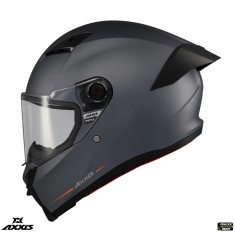 Casca integrala pentru scuter - motocicleta Axxis Fenix A12 gri mat &ndash; tip viziera: MT-V-31B &ndash; DKS429 XXL (63/64cm)