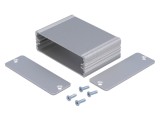 Carcasă aluminiu gri AKG 71x50x24mm