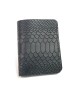 Portofel Barbati Piele Naturala Vertical Atlas Handmade Negru - Portofel Piele Barbatesc, 12x9cm, Compartimente Carduri, Produs in Romania