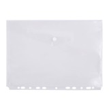 Mapa A4 plastic transparent cu capsa si perforatii D.Rect