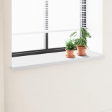 vidaXL Prag de fereastră Alb 120 x 50 x 4,5 cm PVC 42046831