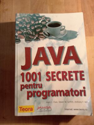 Java 1001 secrete pentru programatori foto