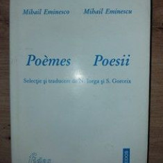 Poemes/Poesii- Mihail Eminescu SELECTIE SI TRADUCERE DE N. IORGA si S. GORCEIX