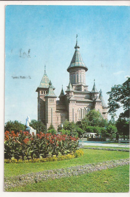 RF5 -Carte Postala- Timisoara, Catedrala Mitropoliei Banatului, circulata 1971 foto