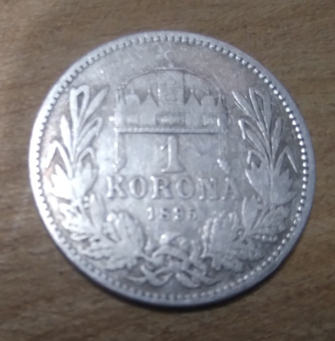 AUT AustroUngaria argint Ungaria 1 korona 1895