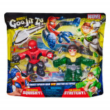 Figurine Goo Jit Zu Marvel 2 buc Ultimate Spiderman vs Doctor Octopus 41378