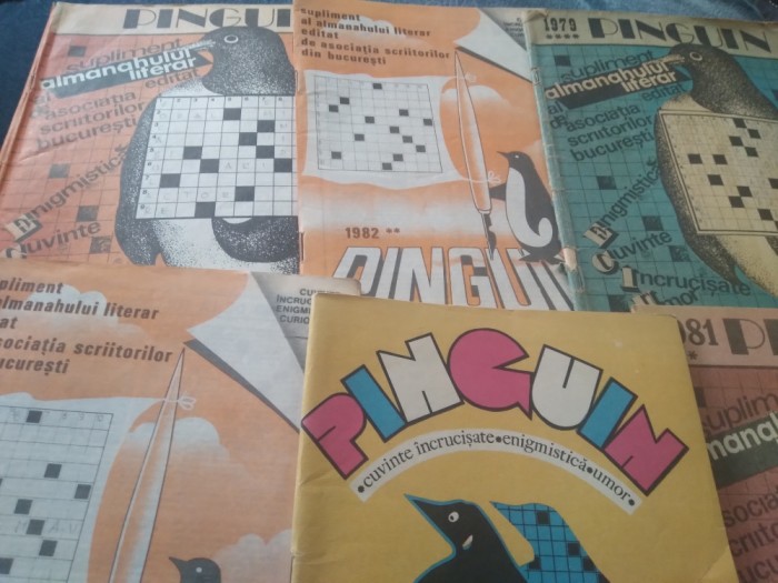 6 REVISTE PINGUIN 1982 1983 ETC