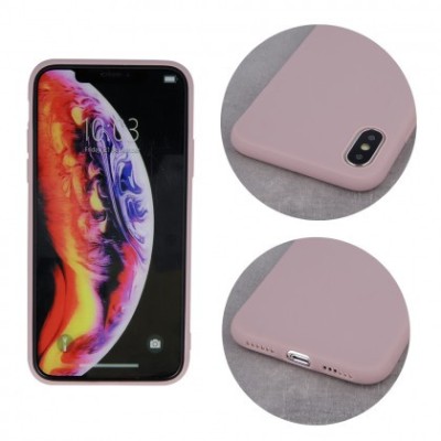 Husa Silicon Matt Apple iPhone Xs Max Light Pink foto