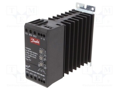 Modul softstart DANFOSS Ualim 400-480VAC pentru şină DIN 7,5kW 15A foto