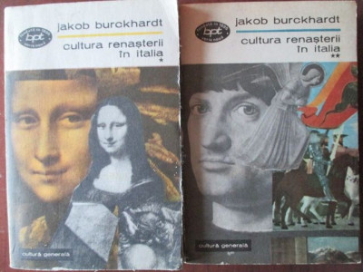 cultura renasterii in italia vol. 1 si 2 foto