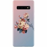 Husa silicon personalizata pentru Samsung Galaxy S10, Roses