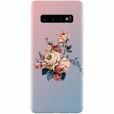 Husa silicon personalizata pentru Samsung Galaxy S10, Roses foto