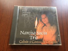 narcisa suciu trio colinde si cantece de craciun 1999 cd disc album muzica de sarbatori folk usoara NM