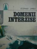 Domenii interzise - Leonard Oprea