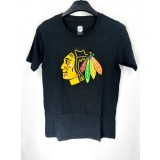 Chicago Blackhawks tricou de copii Primary Logo black - Dětsk&eacute; XL (14 - 16 let)
