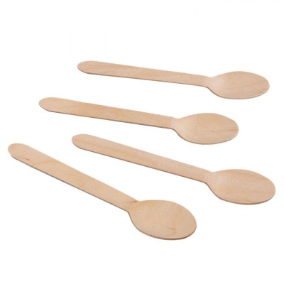 Set Linguri, Bambus, 16 cm, 15 Bucăți, De Unică Folosință foto