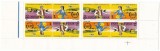Romania (504) - Ziua marcii postale romanesti, 1988, 4 serii neobliterate tete-beche, Posta, Nestampilat