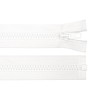 Fermoar plastic detasabil Crisalida, lungime 85 cm, Alb