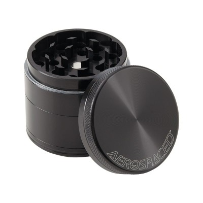 Grinder metalic Aerospaced by Higher Standards, Gun Black, 4 parti, O50mm foto