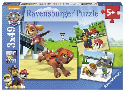 Puzzle Patrula Catelusilor Model 3, 3X49 Piese foto