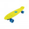 Skateboard Nextreme Freedom DHS, 57 x 15.2 cm, termoplastic, maxim 80 kg, 6 ani+, Galben