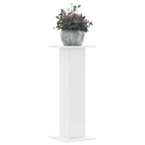 vidaXL Suporturi de plante, 2 buc., alb, 30x30x80 cm, lemn prelucrat 3307864