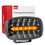 Proiector rutier LED de distanta cu lumini de pozitie 109W 12V 24V 9-36V 7000 lm 6000K 245x160x73 mm pentru vehicule off-road, camioane si utilaje