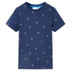 Tricou pentru copii, albastru &icirc;nchis, 104, vidaXL