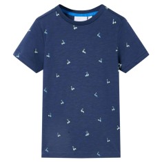 Tricou pentru copii, albastru &icirc;nchis, 104 11950