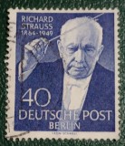 Cumpara ieftin Berlin 1954 muzica, R.Strauss compozitor , dirijor serie 1v stampilata
