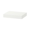 Polita pal, 30 x 26 x 5 cm, suporta maxim 3 kg, alb, General