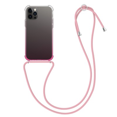 Husa pentru Apple iPhone 12 / iPhone 12 Pro, Silicon, Roz, 54084.05, kwmobile foto