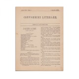 Convorbiri Literare, anul XII, 12 numere, 1 aprilie 1878 - 1 martie 1879, cu Pajul Cupidon...&rdquo;, &bdquo;O, răm&acirc;i.&rdquo; și &bdquo;Pe aceeași ulicioară...&rdquo; de M. Eminesc